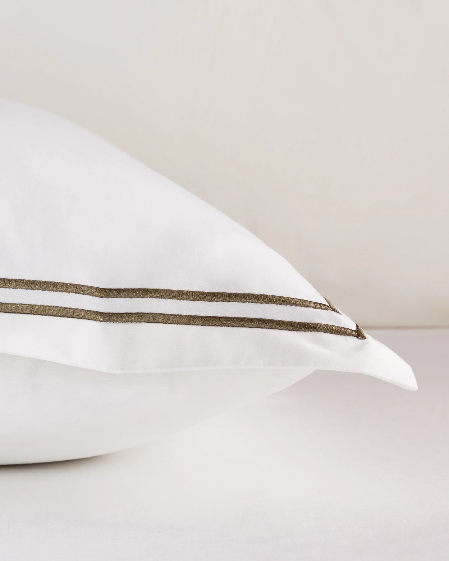 Organic Crisp Percale Euro Sham - Euro / White