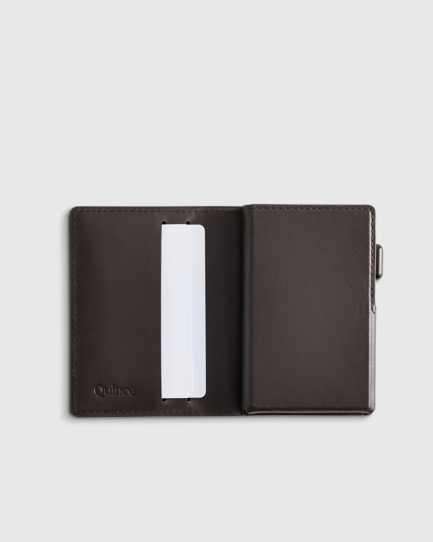 Italian Leather RFID Card Holder - One Size / Hickory