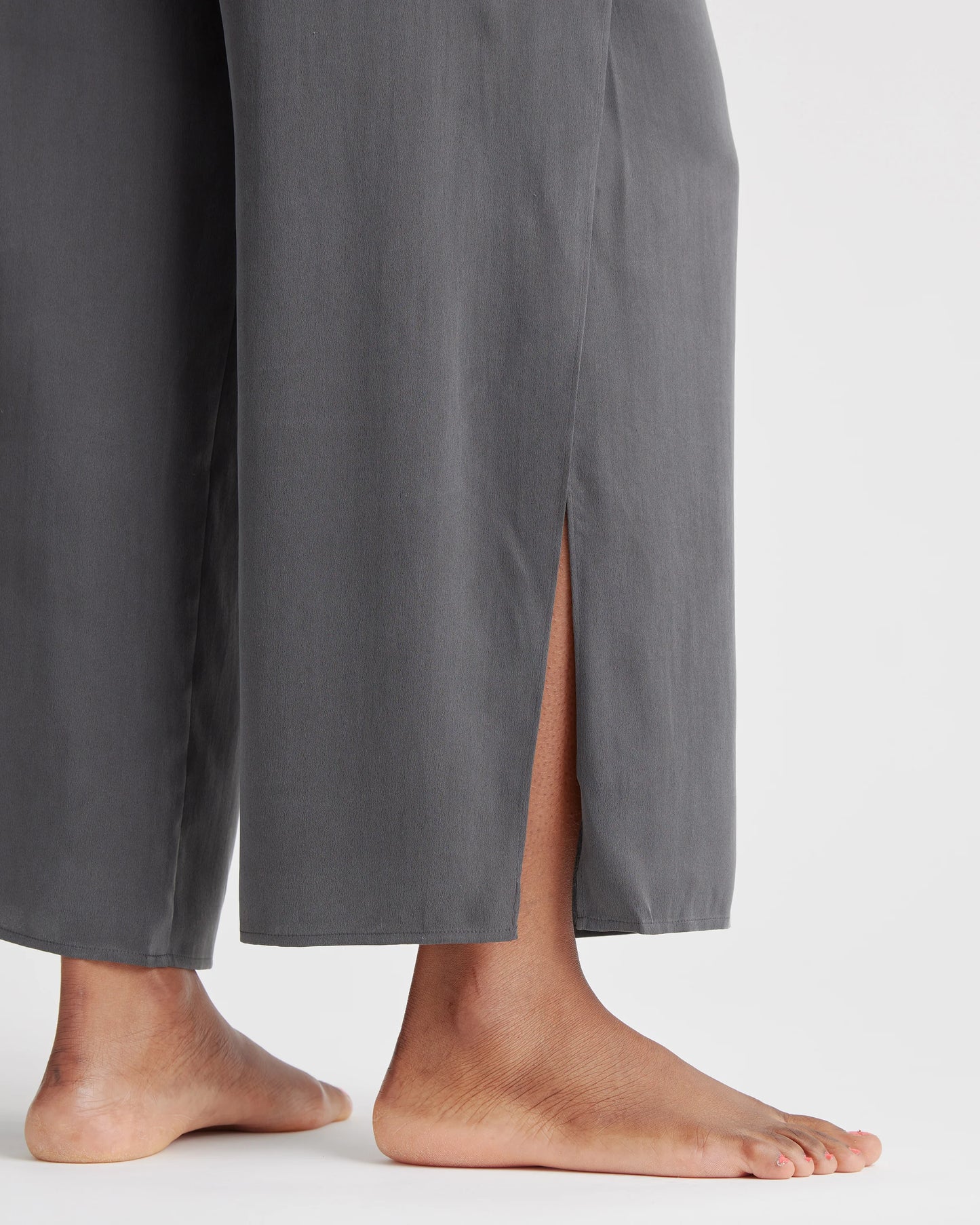 100% Washable Silk Pajama Pants - XS / Indigo