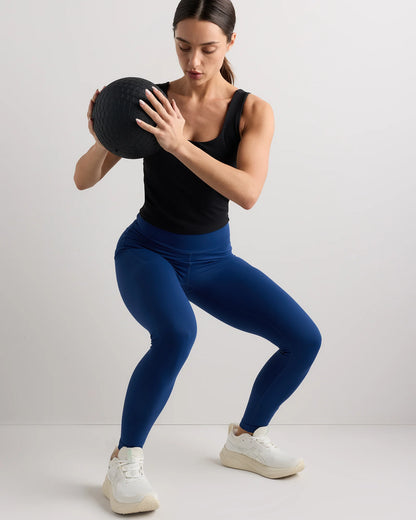 Power-Up High-Rise Training Pocket Legging - XS / Azul Blue