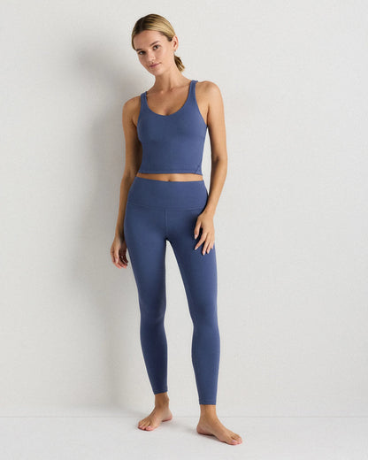 Ultra-Form V-Neck Cropped Tank - XS / Forest Green
