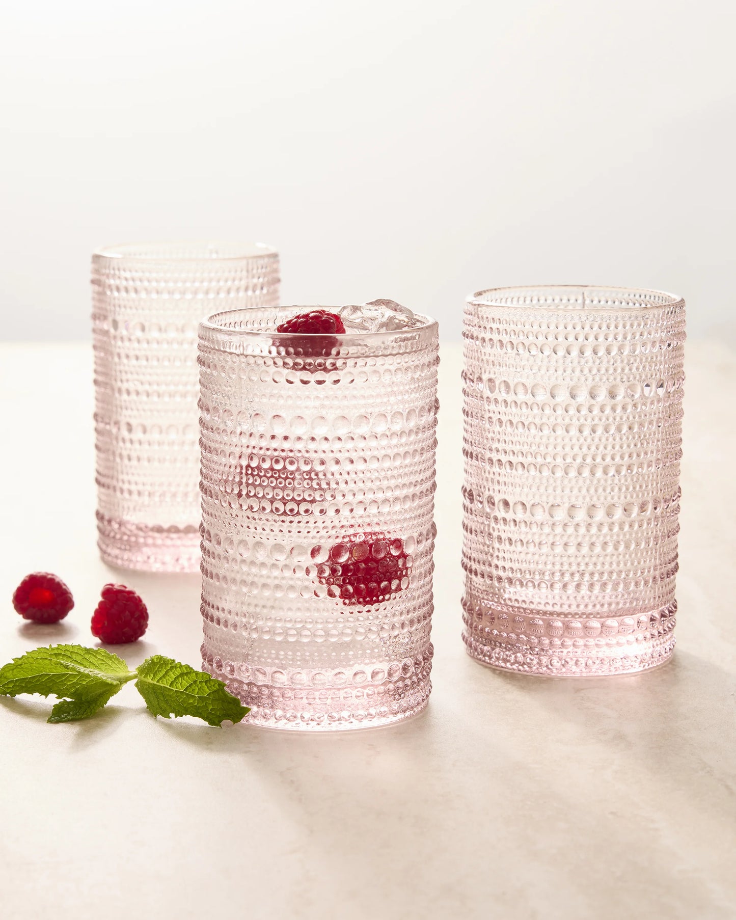 Jupiter Tall Glass Tumbler (Set of 6) - One Size / Fern Green