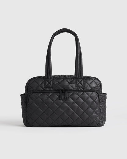 Transit Quilted Duffle Bag - One Size / Taupe Brown