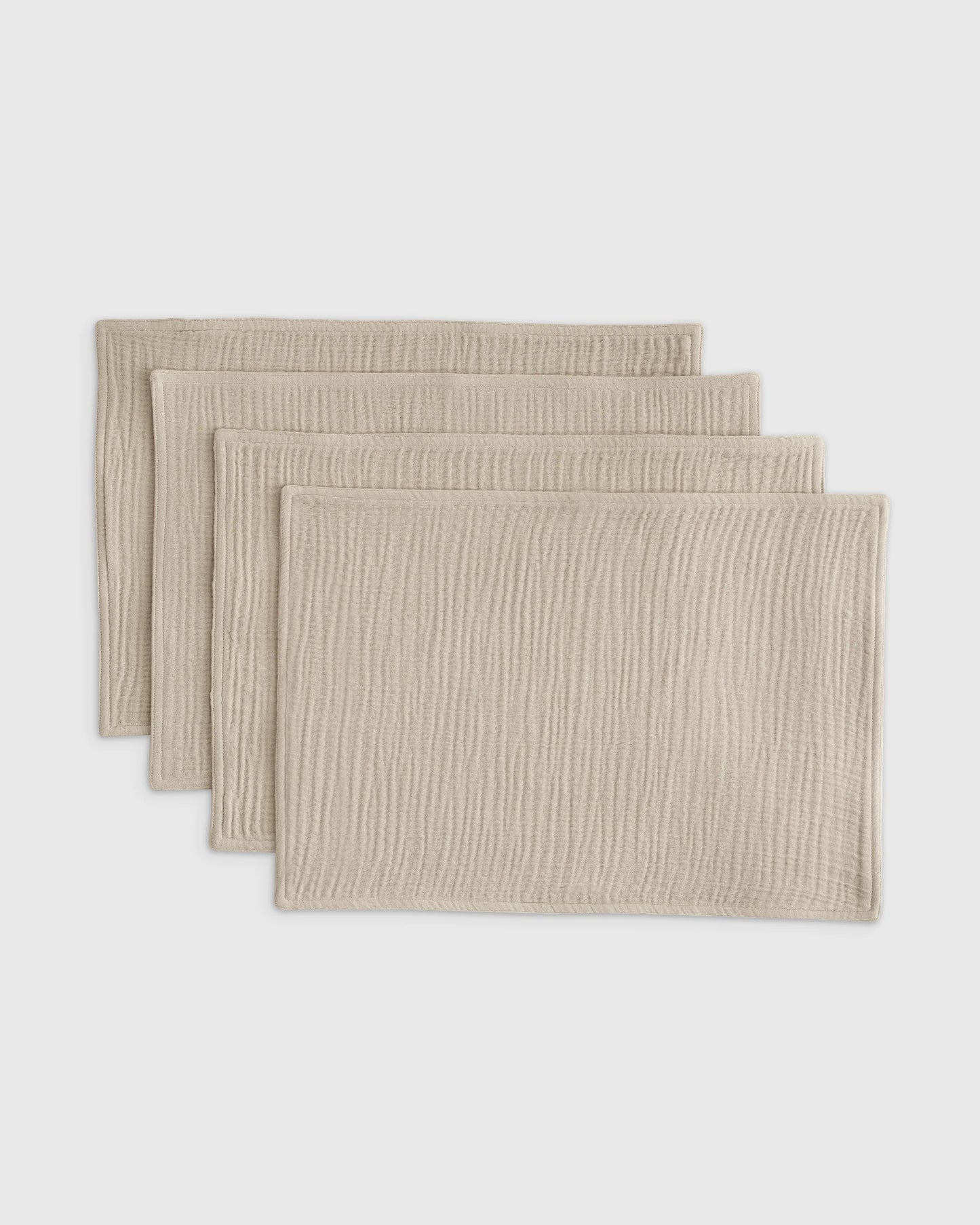 Organic Cotton Gauze Placemats - One Size / Chocolate