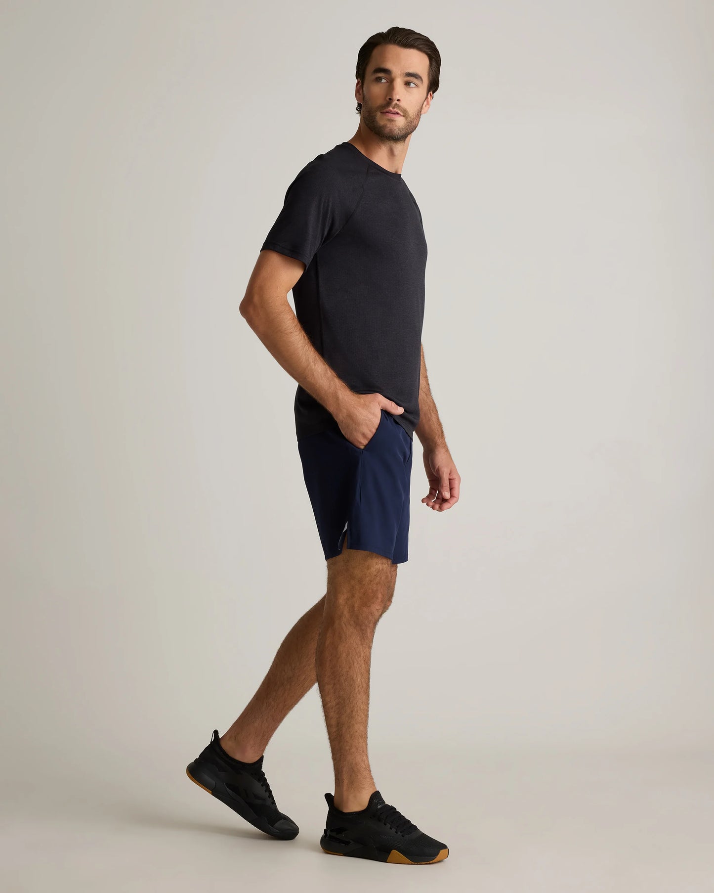 Classic Unlined Run Shorts - 7" - S / Deep Navy