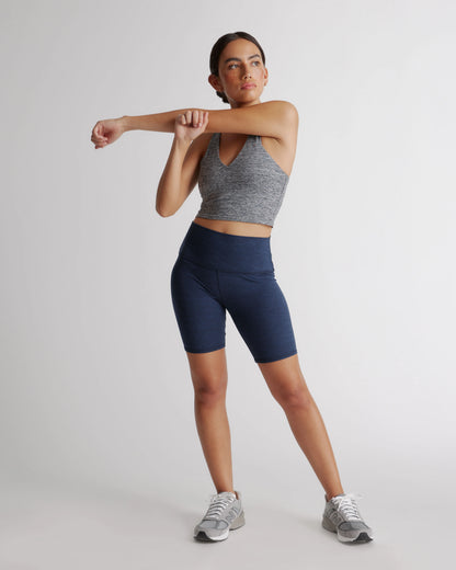Ultra-Soft Bike Short - XS / Heather Espresso