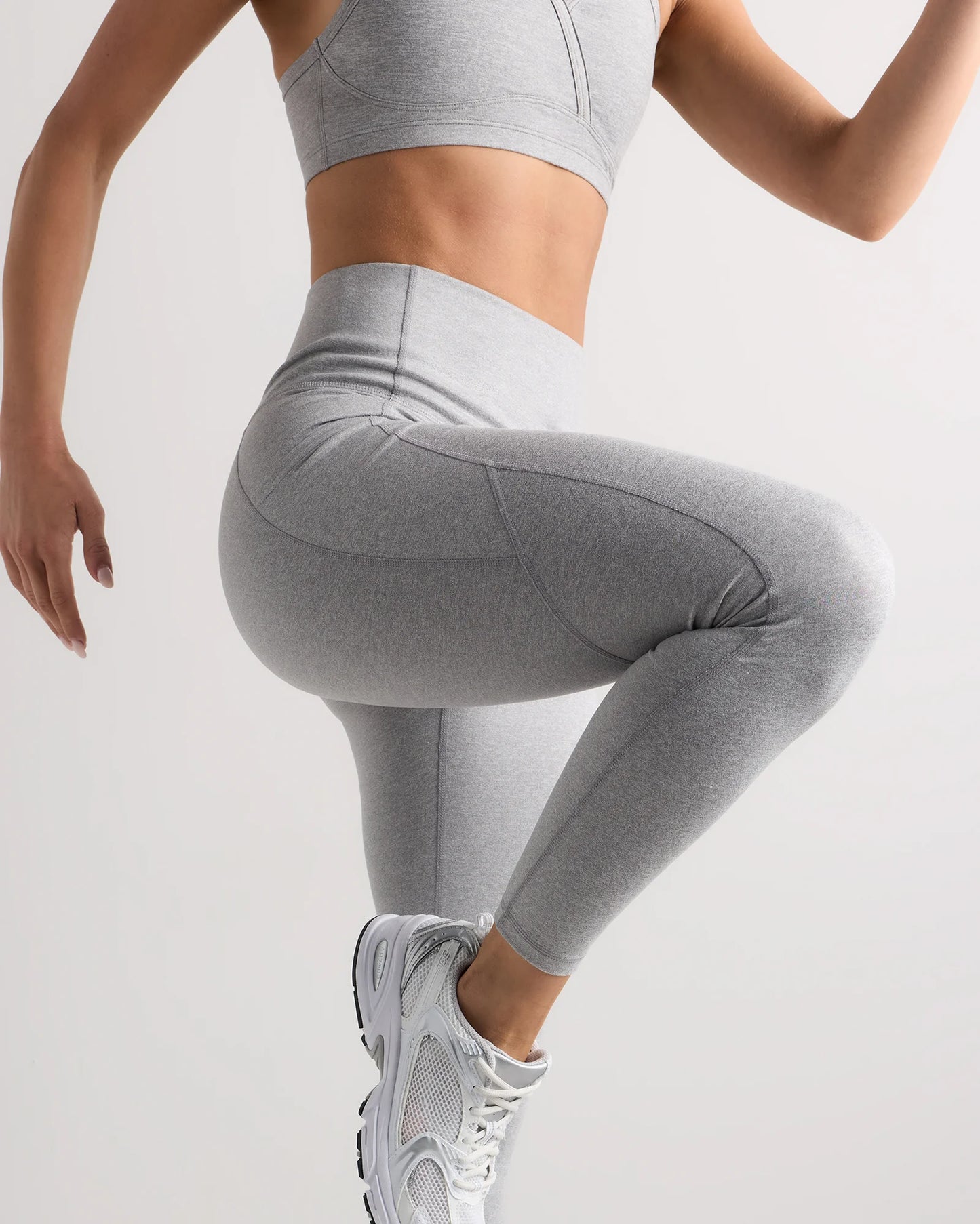 Ultra-Soft High-Rise Pocket Legging - XS / Heather Espresso
