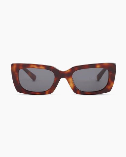 Emmerson Polarized Acetate Sunglasses - One Size / Ginger Tortoise with Grey Lens