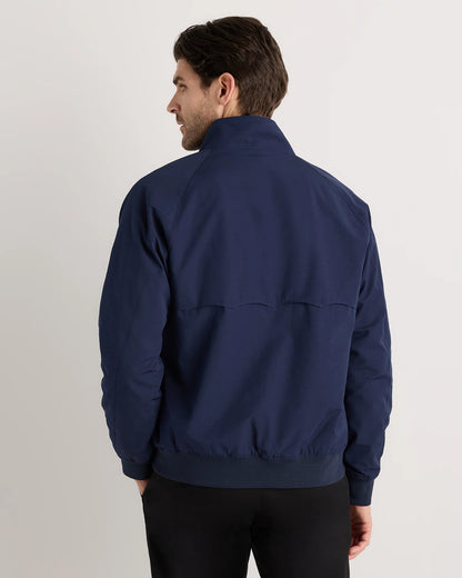 Heritage Water-Resistant Harrington Jacket - S / Deep Navy