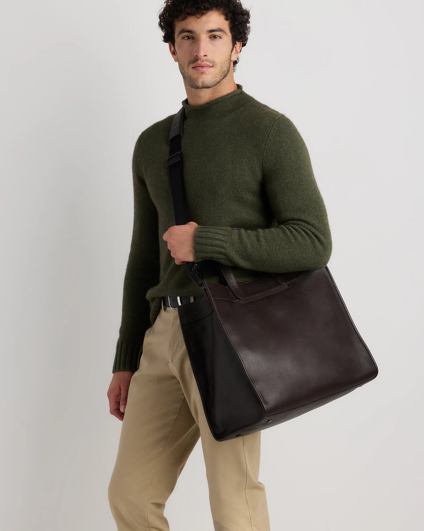 Excursion Italian Leather Tote - One Size / Hickory