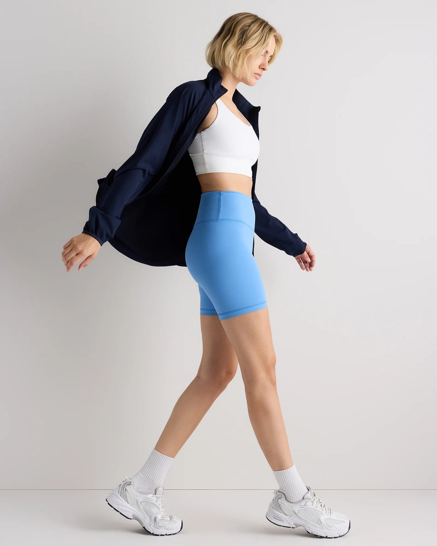 Power-Up High-Rise Training Shorts - XS / Azul Blue