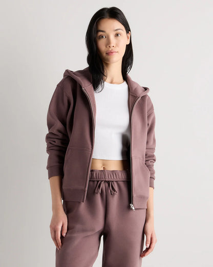 Everyday Fleece Full-Zip Hoodie - XS / Coastal Sage