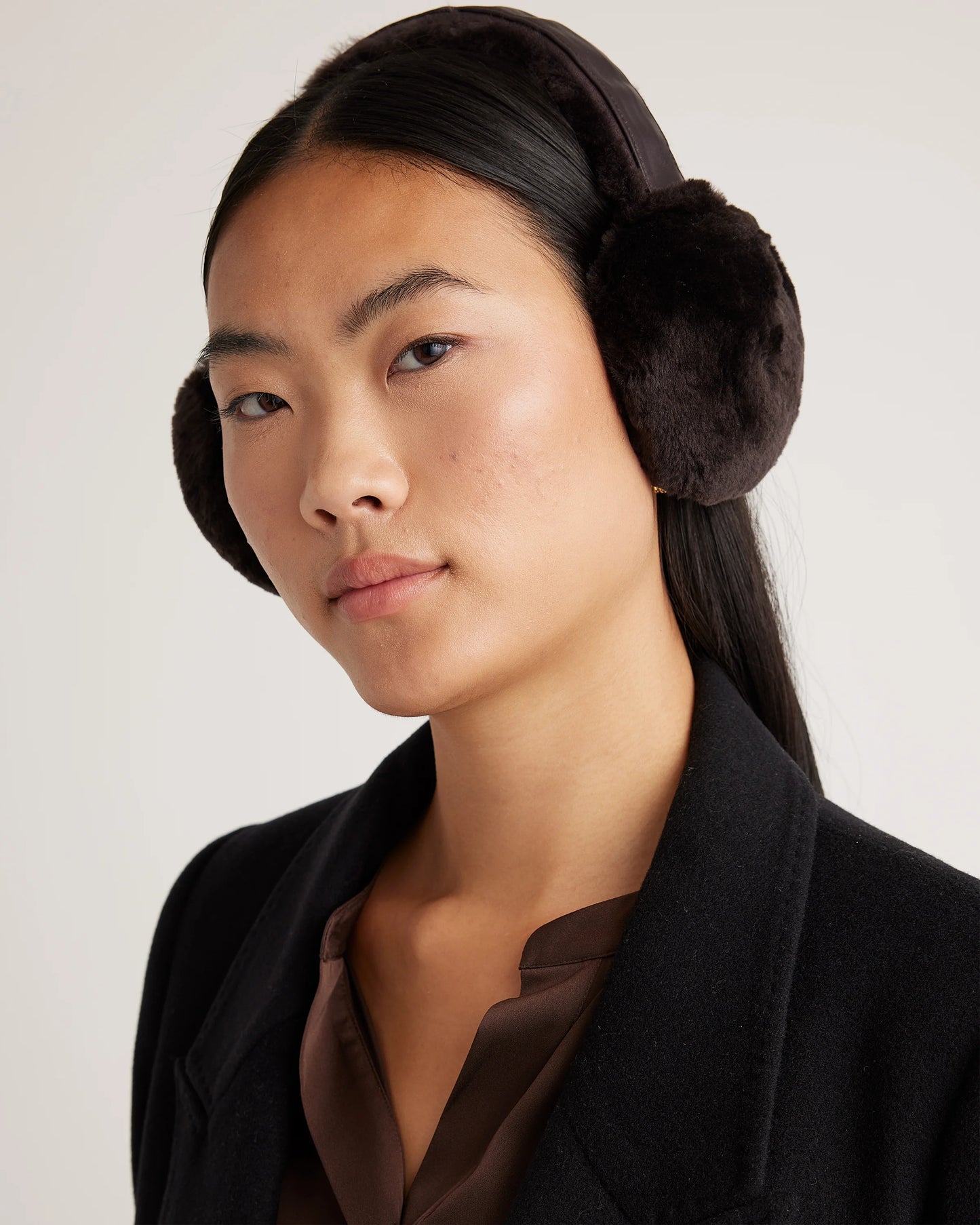 100% Australian Shearling Earmuffs - One Size / Ivory