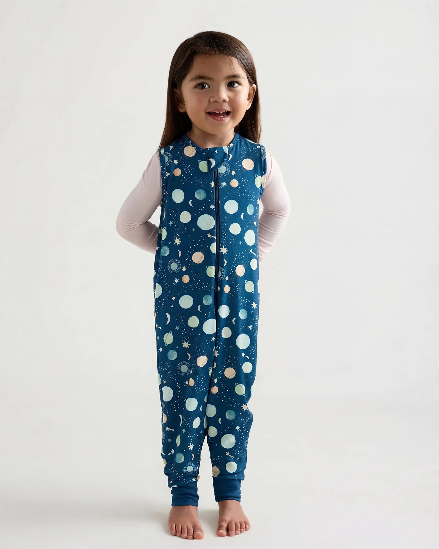 Bamboo Sleep Bag Walker 0.5 TOG - M / Colony Blue