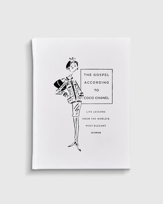 The Gospel According to Coco Chanel Leather Bound Book - One Size / No Color
