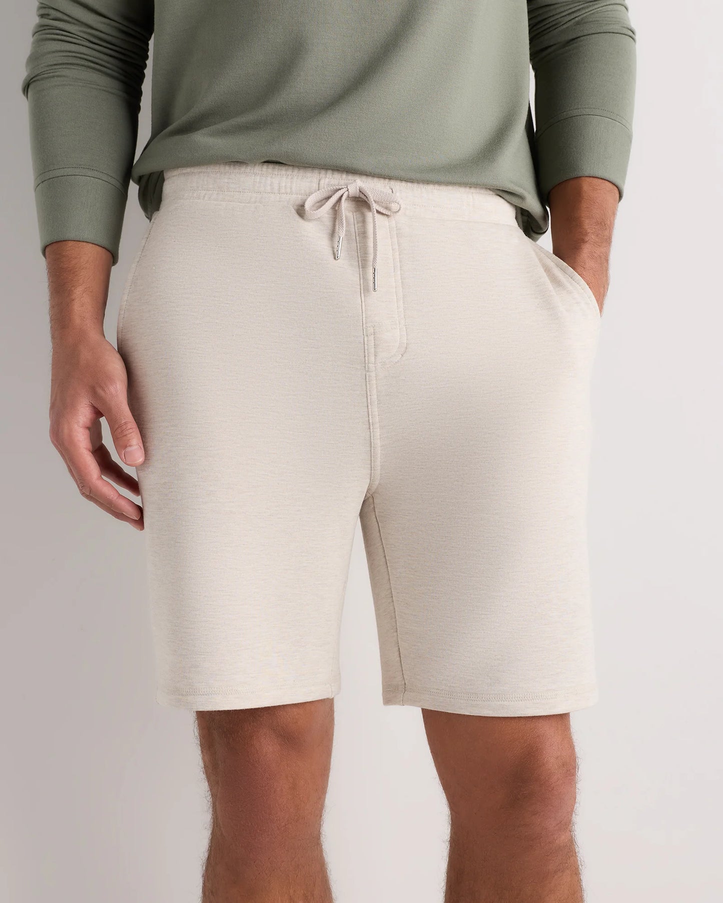 Supersoft Fleece 7.5" Sweatshorts - S / Heather Oatmeal