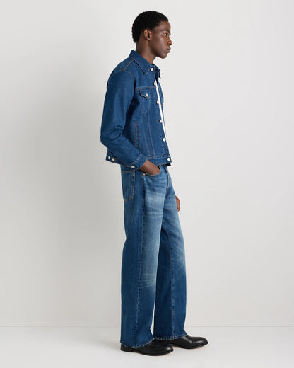 Comfort Stretch Denim Jacket - S / Dark Indigo