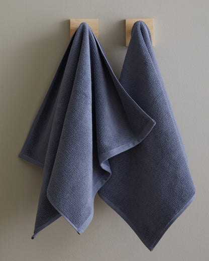 Turkish Ribbed Quick Dry Bath Sheet Bundle - One Size / Mineral