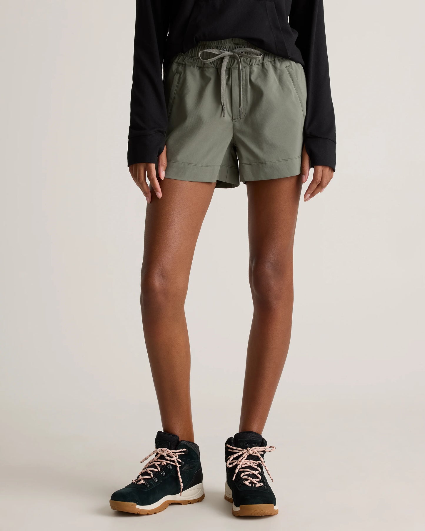 Micro Ripstop Mid-Rise Hike Shorts - XS / Heritage Olive