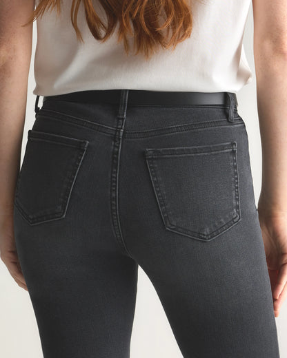 Bella Stretch Kick Flare Jeans - 24 / Deep Rinse