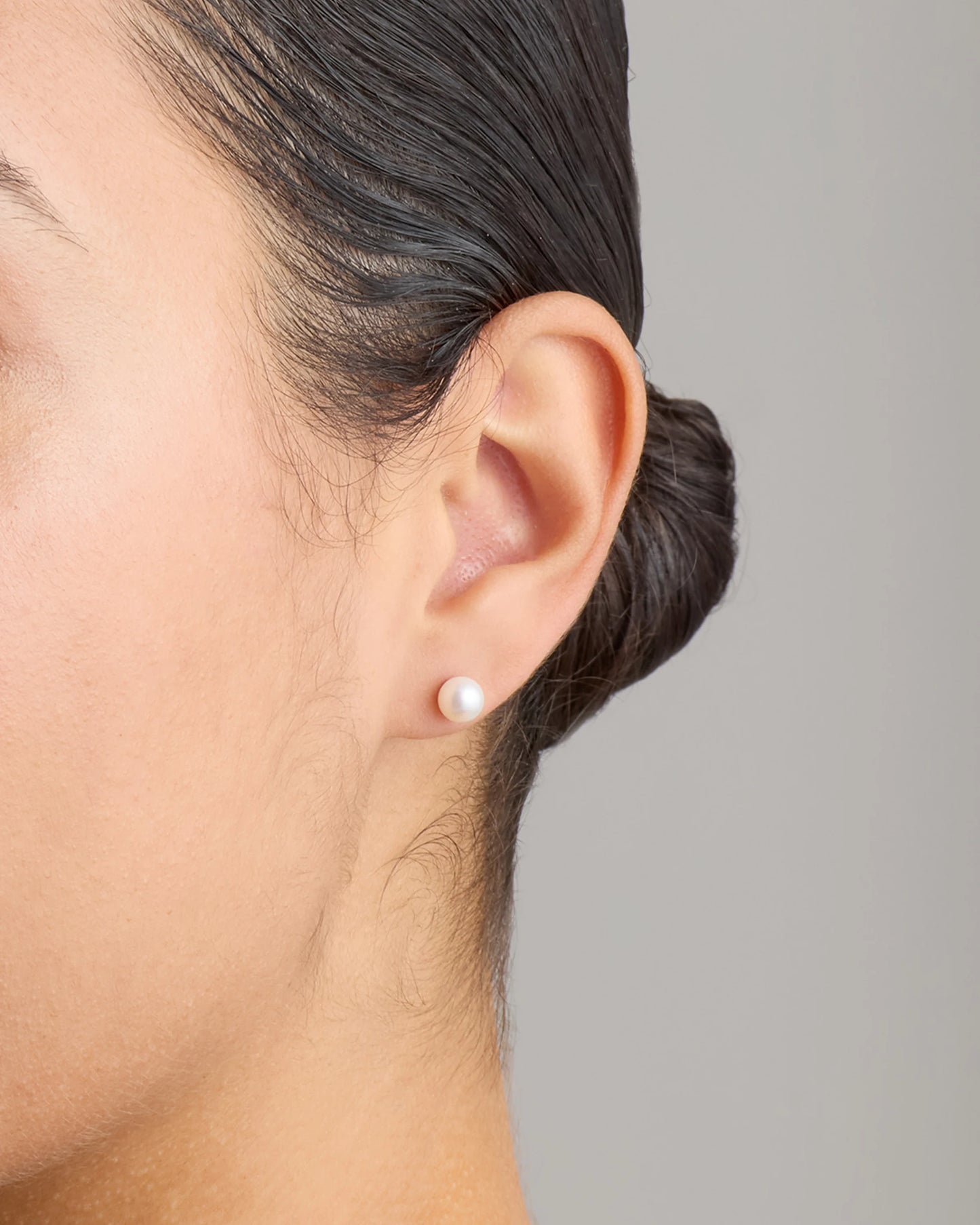 14K Gold Freshwater Cultured Pearl Studs - One Size / Yellow Gold