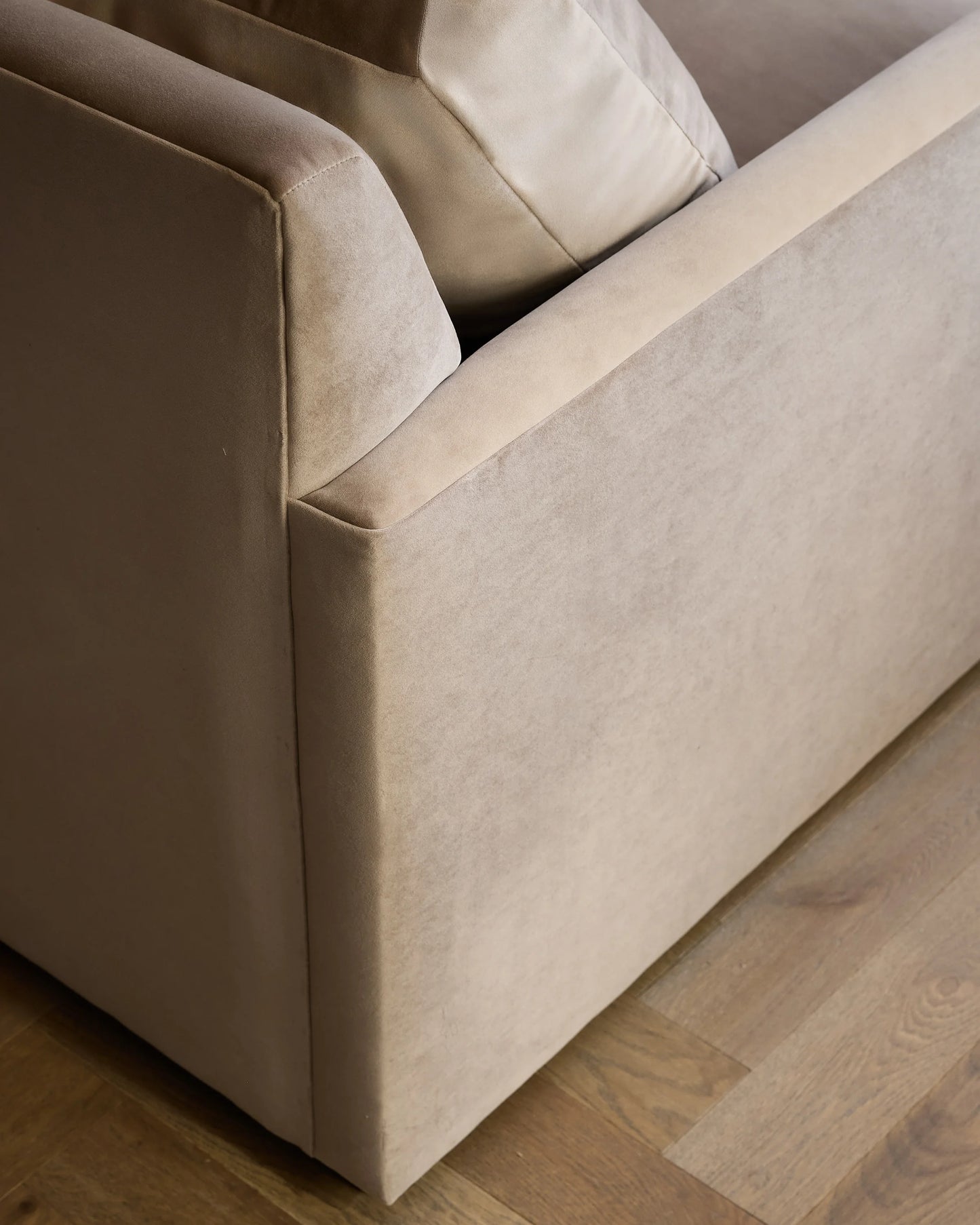 Brennan Accent Chair in Performance Velvet - One Size / Pine