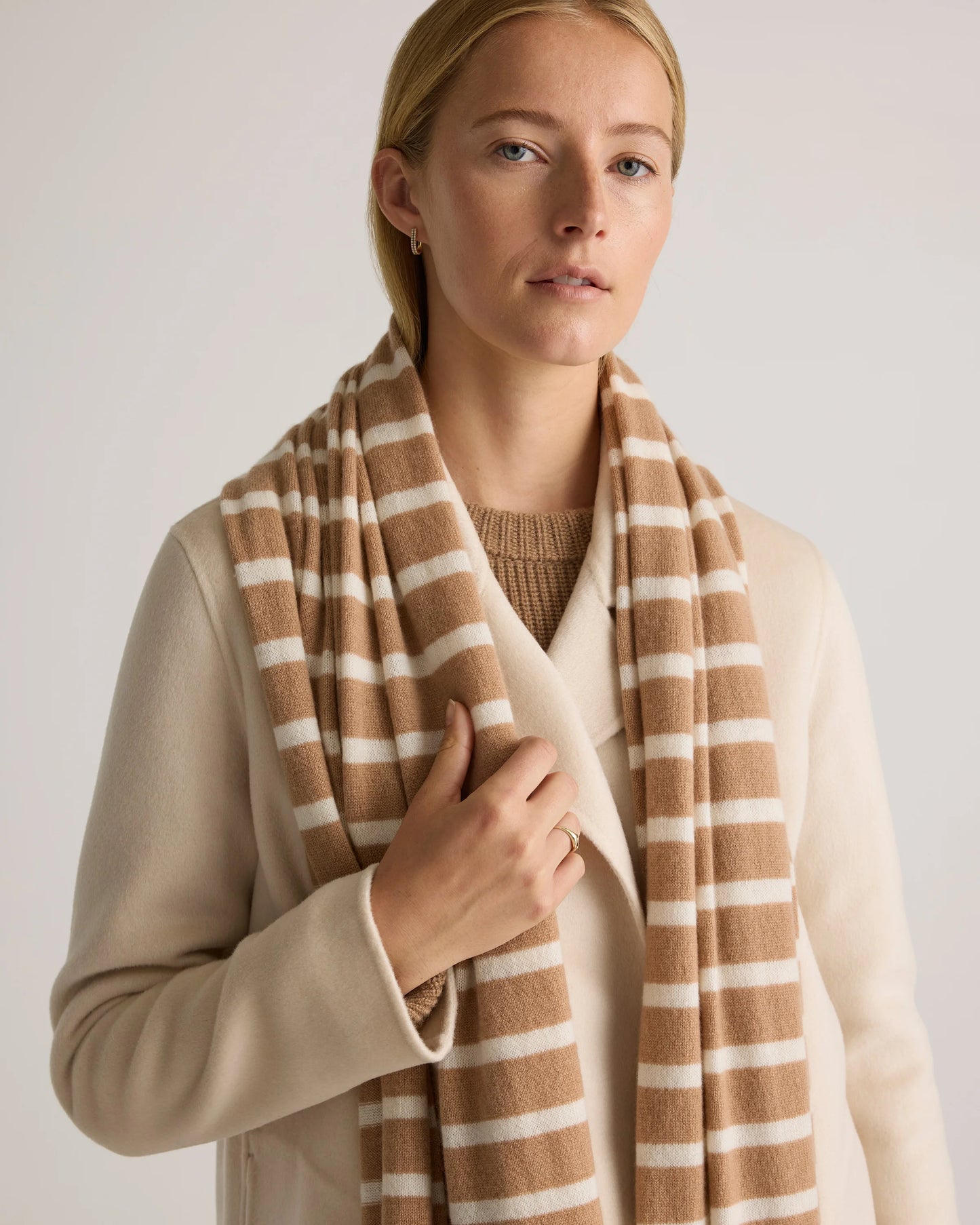 Mongolian Cashmere Wrap - One Size / Oatmeal