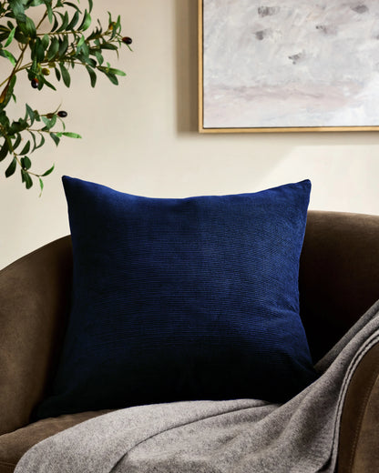 Corduroy Cotton Velvet Pillow Cover - 20x20 / Pine