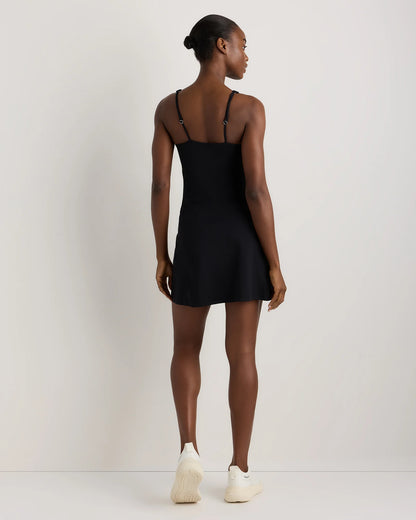 Power-Up Square Neck Dress - XS / Black