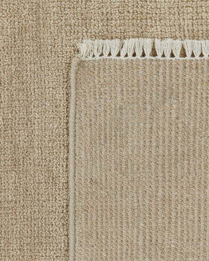 Lee Hand-Knotted Wool Rug - 5' x 8' / Oat