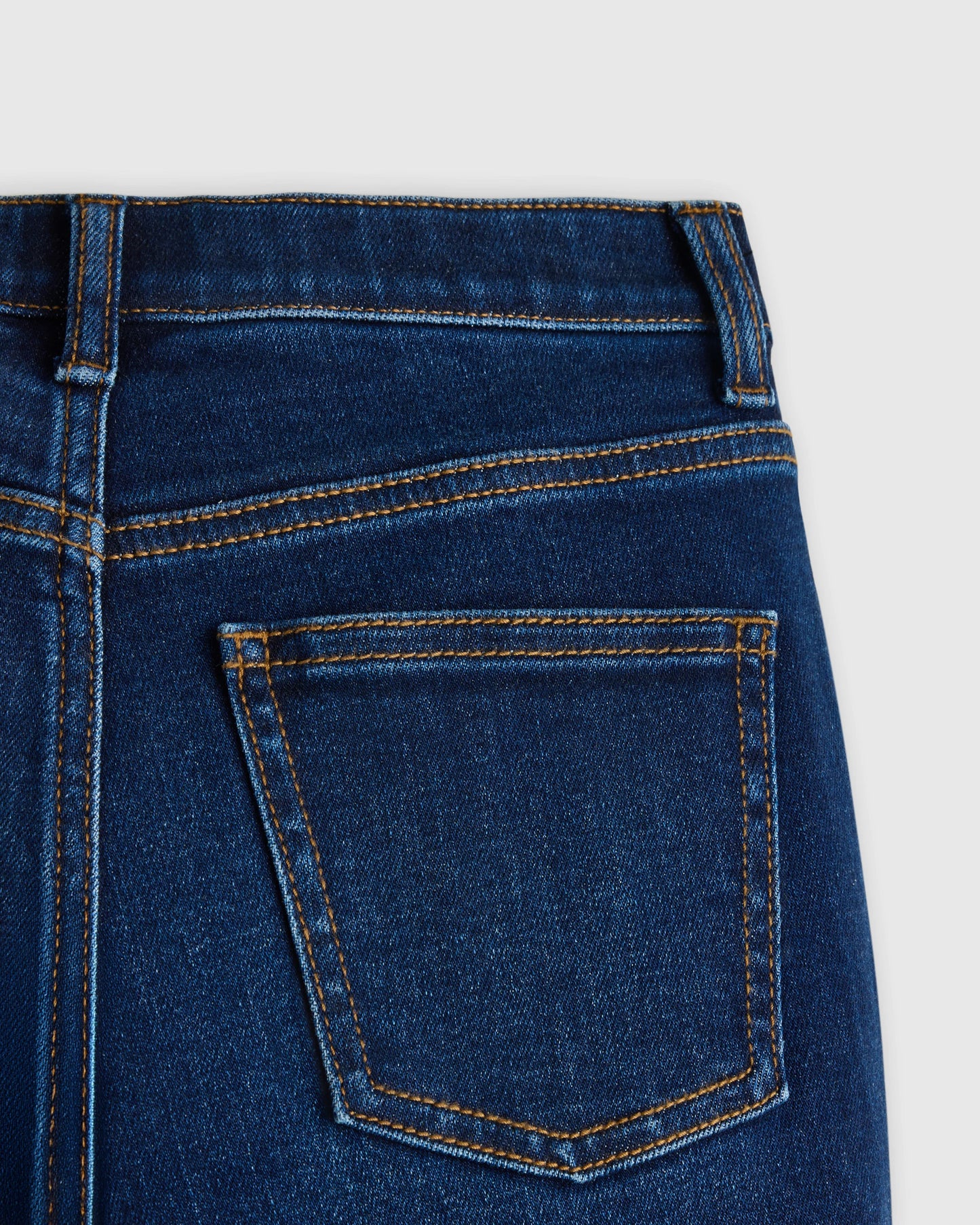 Boys Stretch Straight Jeans - 6 / Dark Wash