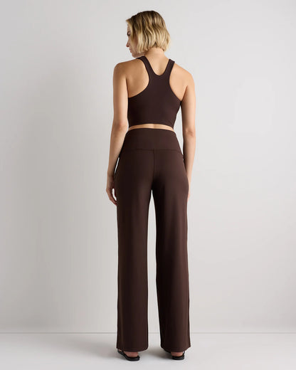 Ultra-Form High-Rise Wide Leg Pants - XS / Black