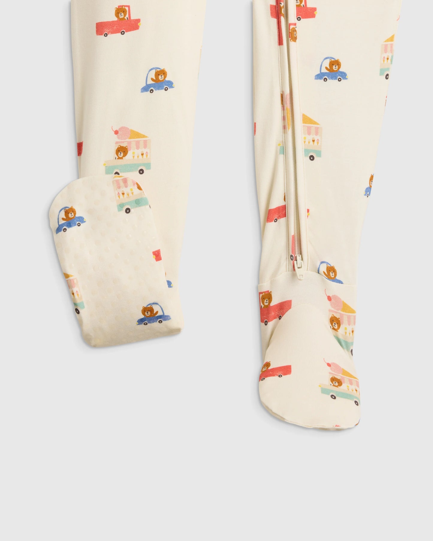 Bamboo Footie Pajama - 2T / Ice Cream Bears