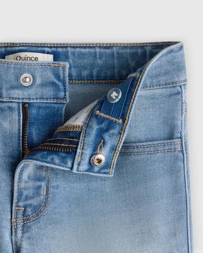 Girls Stretch Denim Short - 6 / Medium Wash