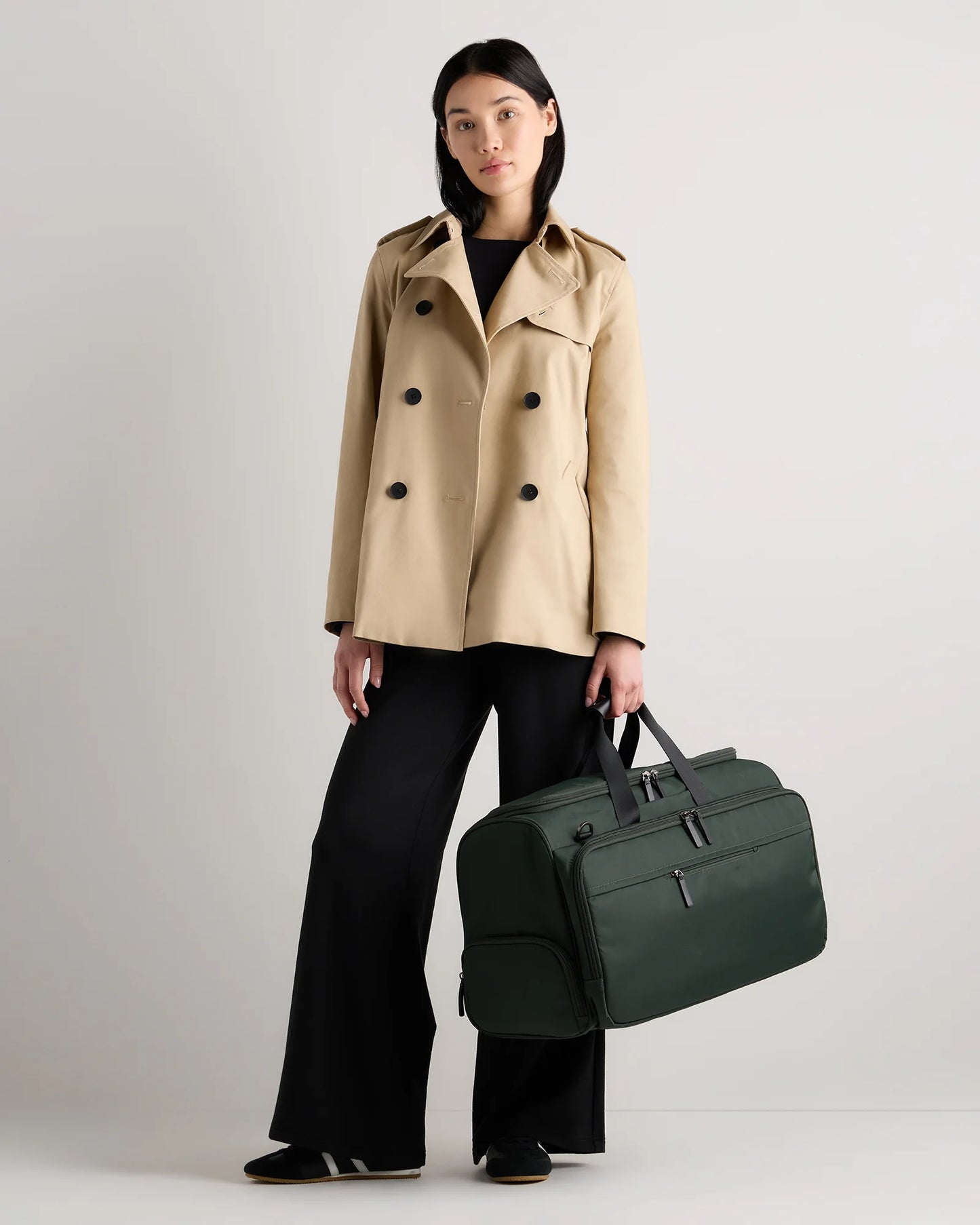 Voyage Nylon Garment Duffle - One Size / Dark Green