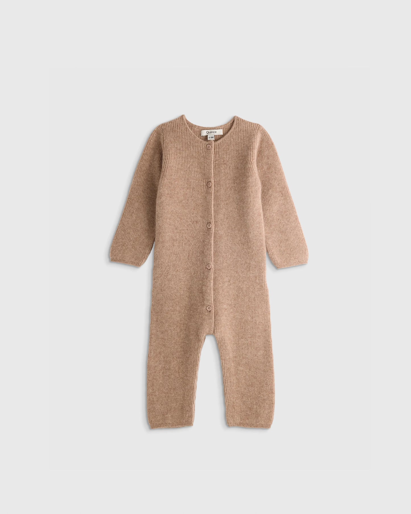 Washable Cashmere Romper - 0-3M / Ivory