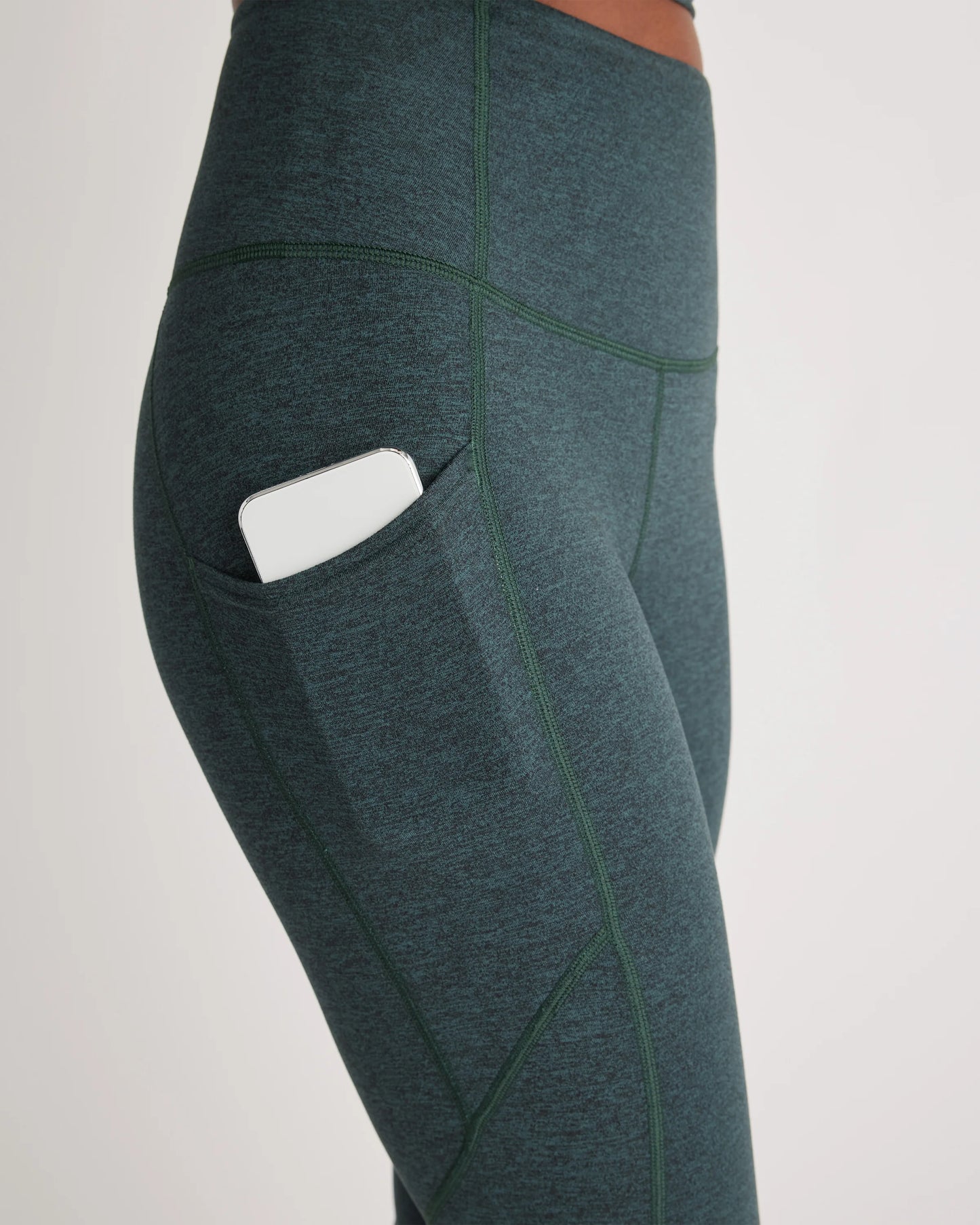 Ultra-Soft High-Rise Pocket Legging - XS / Heather Espresso