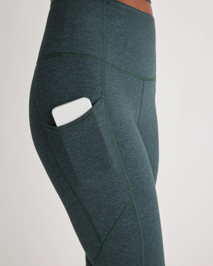 Ultra-Soft High-Rise Pocket Legging - XS / Heather Espresso