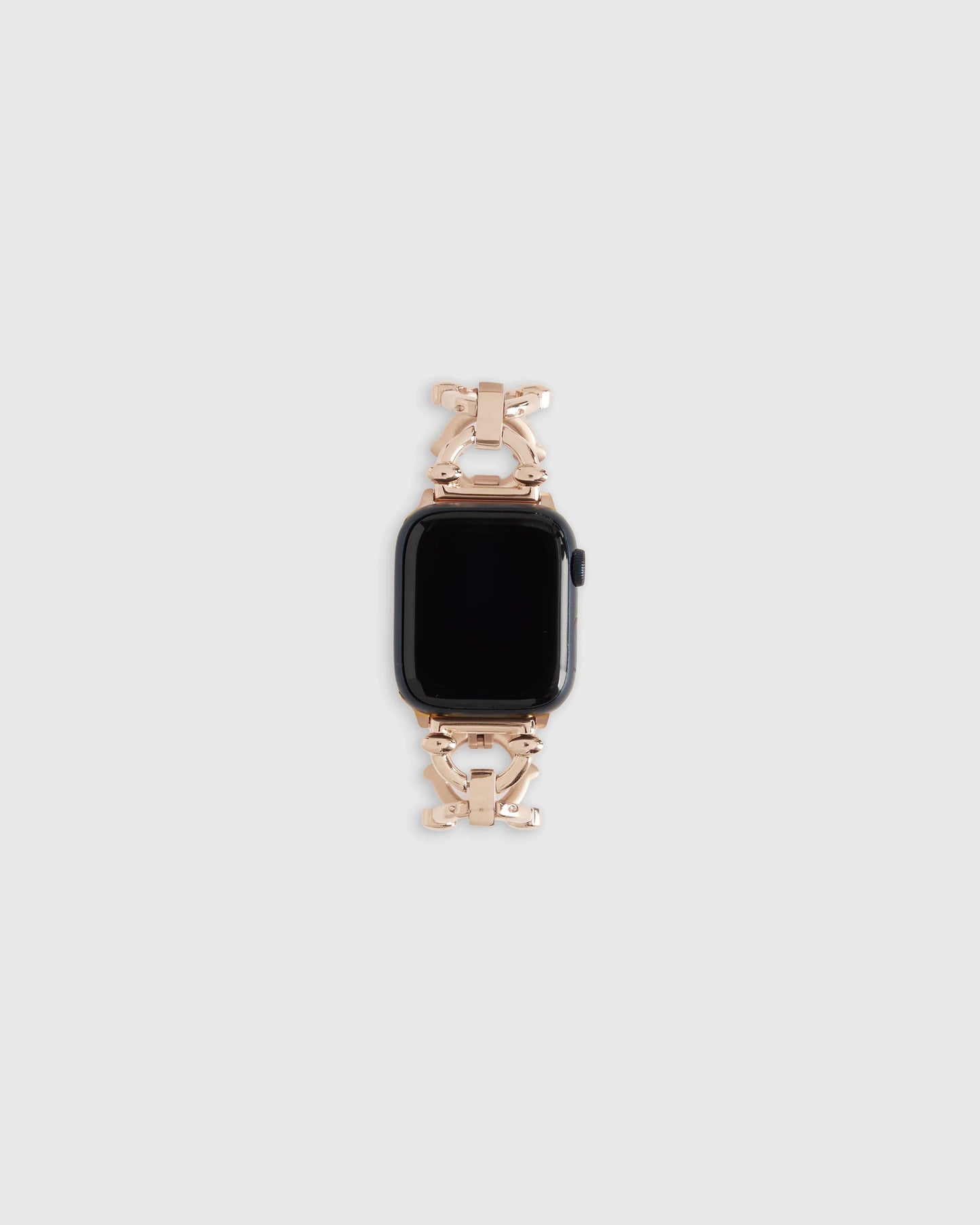 Stainless Steel Chain Link Smartwatch Band - 38mm - 42mm / Gold