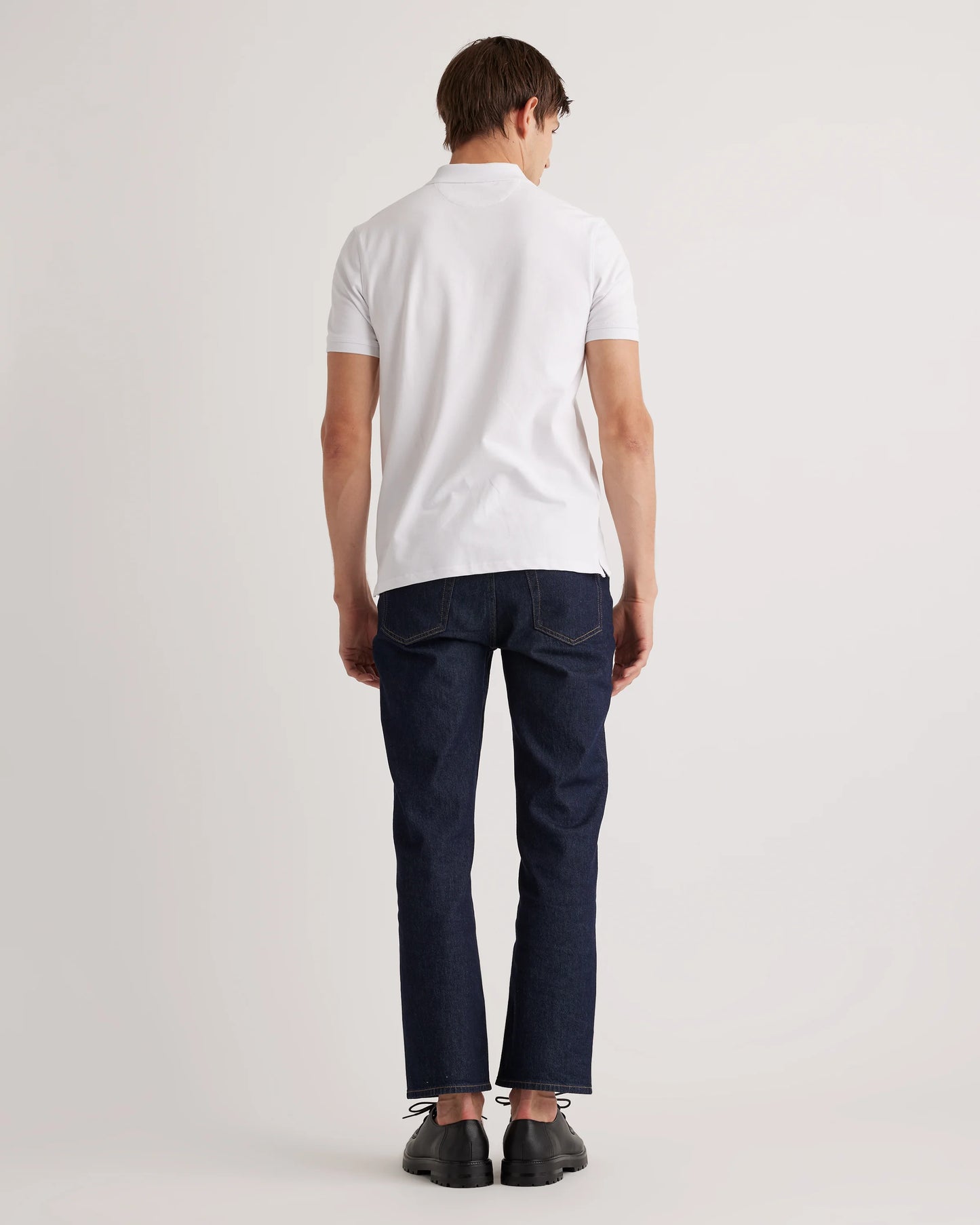 Organic Cotton Pique Polo - XS / Heather Grey