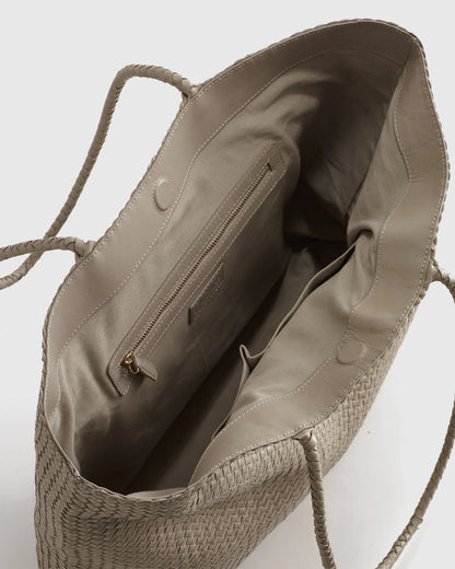 Siena Handwoven Tote - One Size / Taupe
