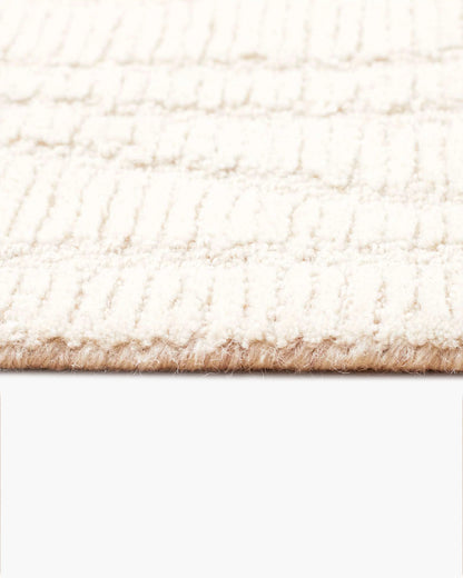 Belen Hand-Tufted Wool Rug - 2' x 3' / Natural