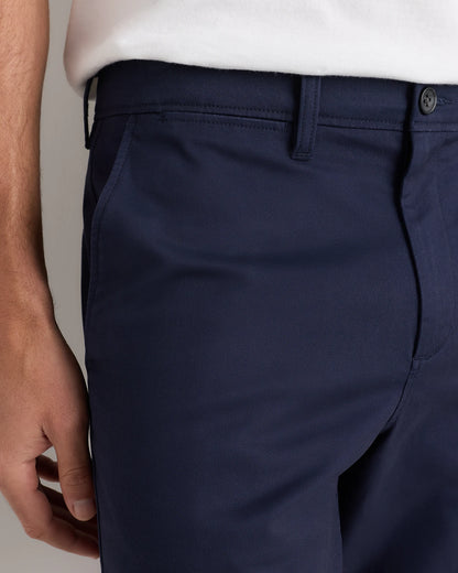 Organic Cotton Stretch Chino Pants - Straight - 30X30 / Stone