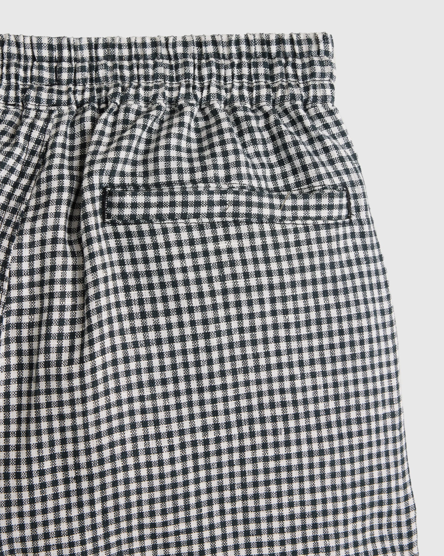 100% European Linen Drawstring Shorts - 6 / Vintage Pink Chambray