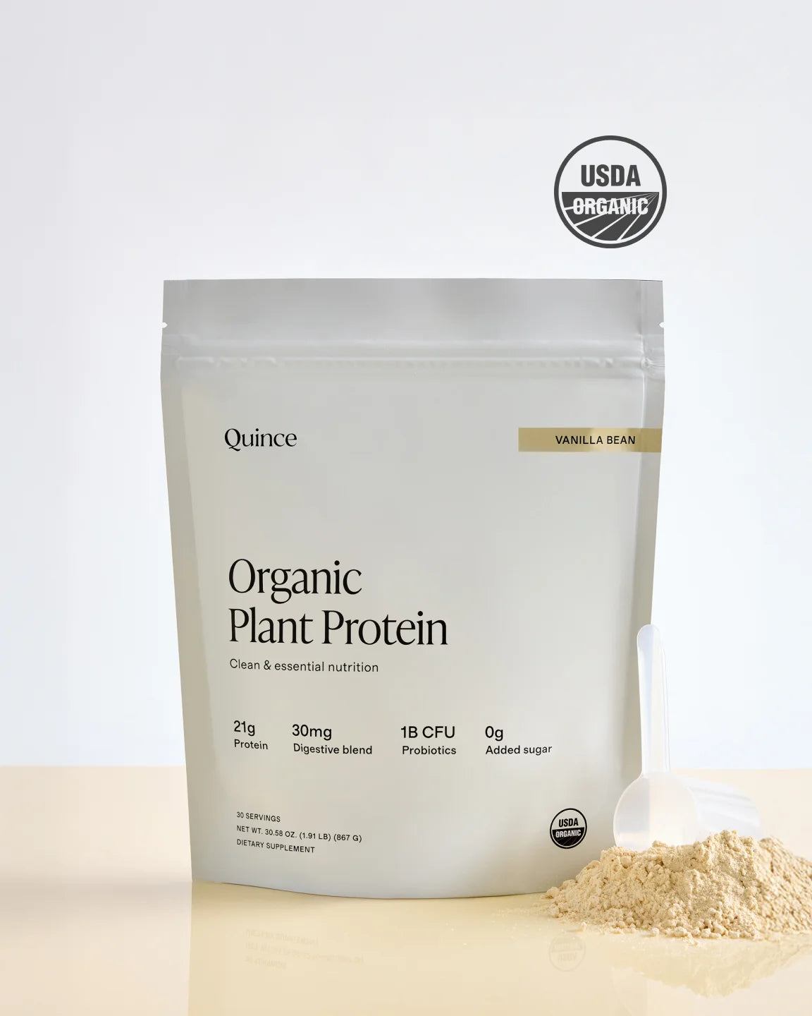 Certified Organic Plant Protein - One Size / Vanilla Bean
