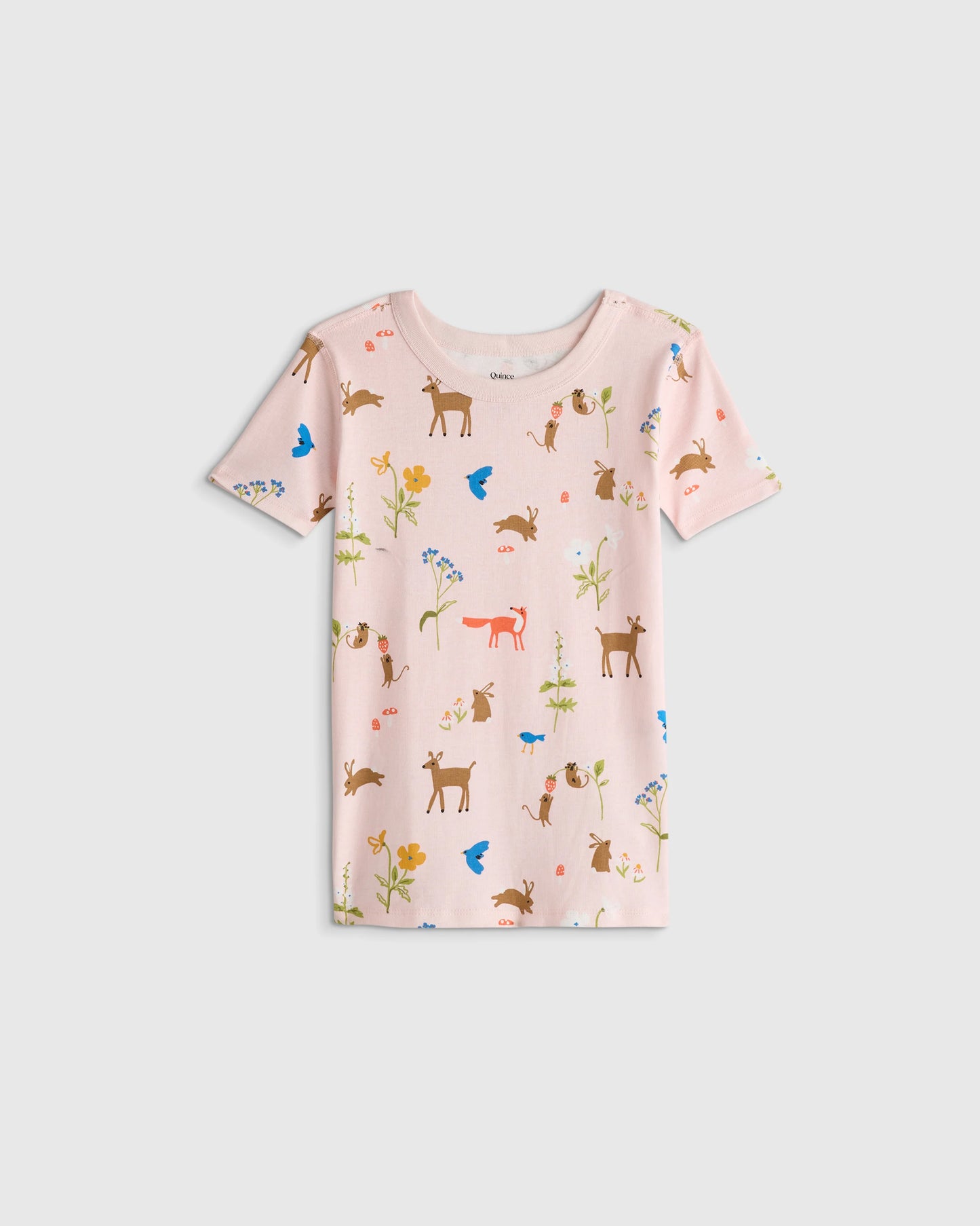 100% Organic Cotton Short Sleeve and Pant Pajama Set - 2T / Planets