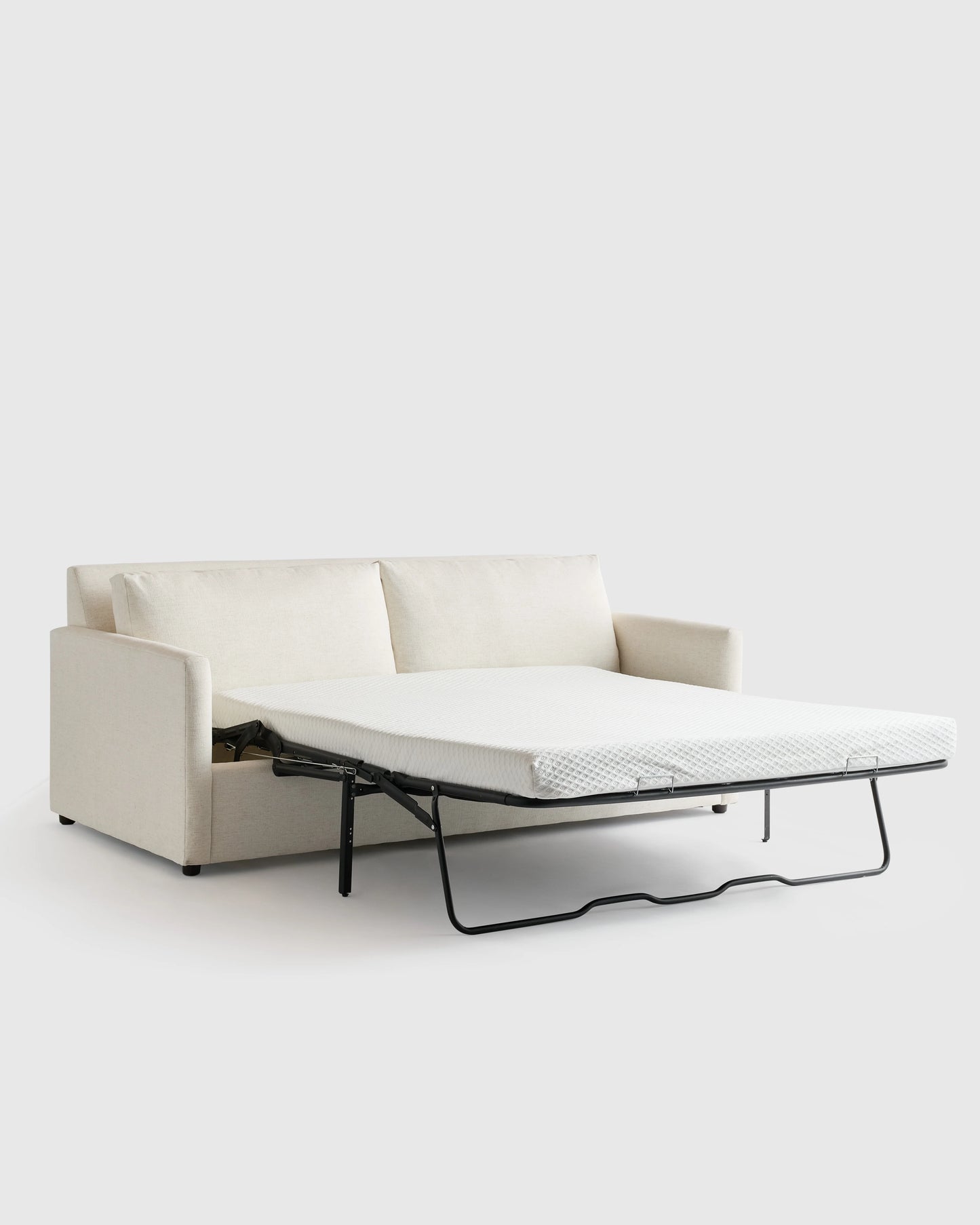 Brennan Sleeper Sofa in Performance Basketweave - Queen / Flax