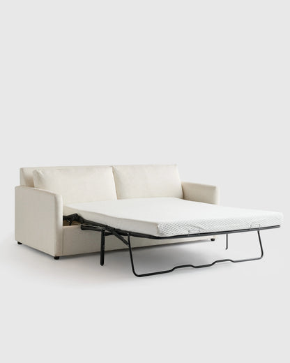 Brennan Sleeper Sofa in Performance Basketweave - Queen / Flax