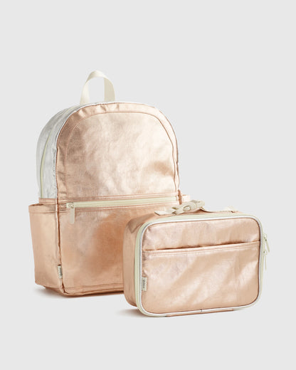 Recycled Double Pocket Backpack - One Size / Rainbow Clouds
