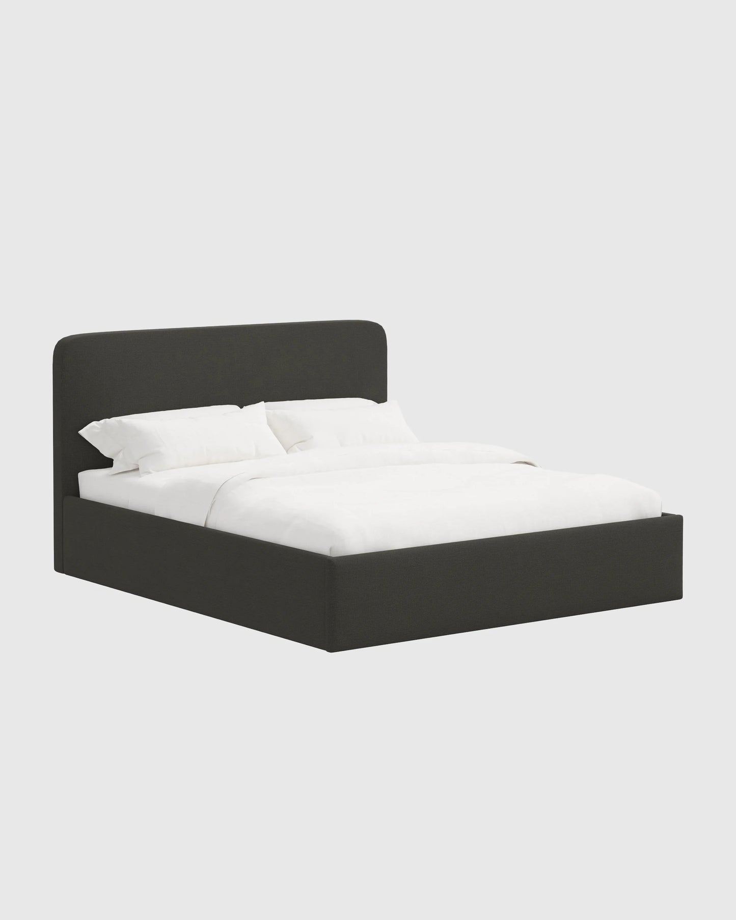 100% Linen Curved Bed - Full / Canvas